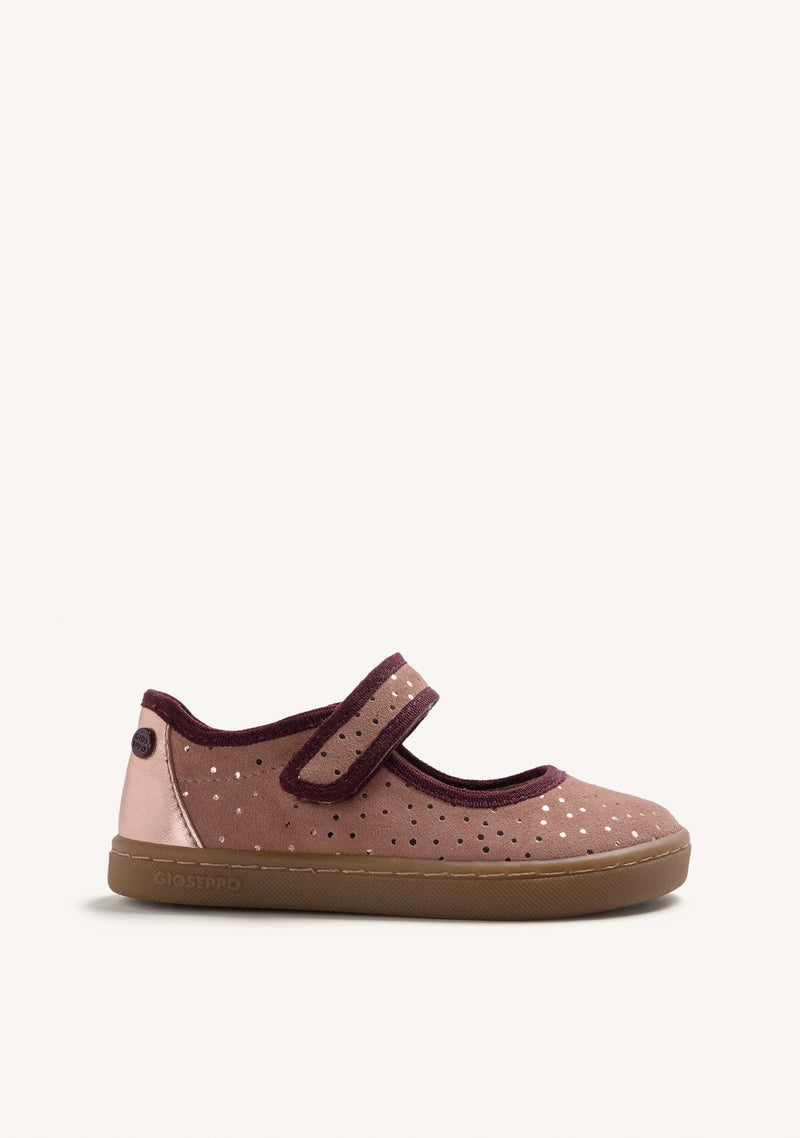 BALLERINES BAREFOOT CUIR FERMETURE RÉGLABLE