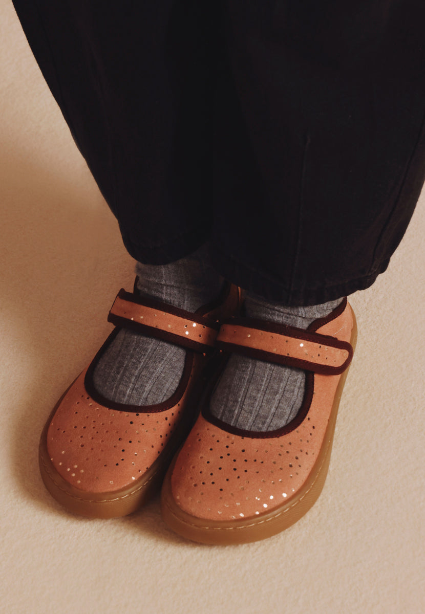 BAREFOOT LEATHER BALLET FLATS