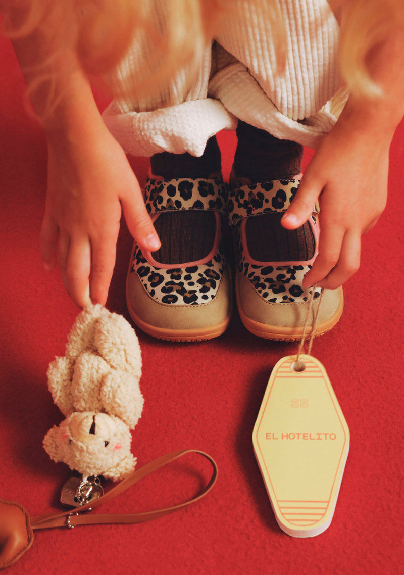 ANIMAL PRINT BAREFOOT SPORTY BALLET FLATS