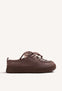 ZUECOS TAUPE PIEL ESTAMPADO ANIMAL
