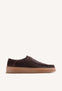 BROWN WALLABEE LEATHER SHOES