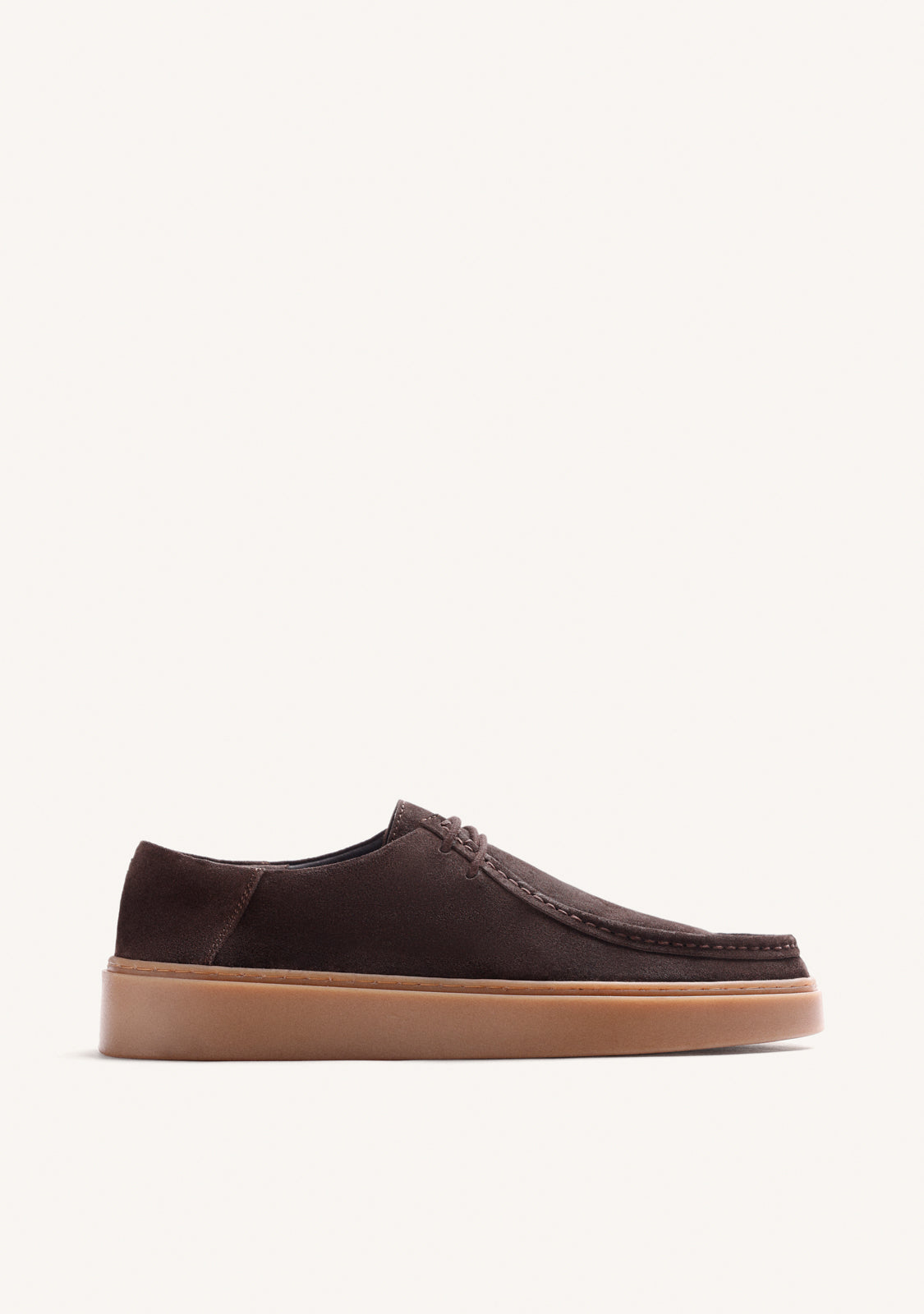 BROWN WALLABEE LEATHER SHOES