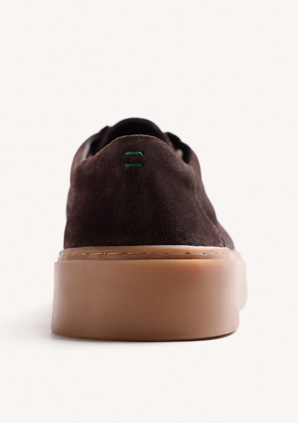 BROWN WALLABEE LEATHER SHOES