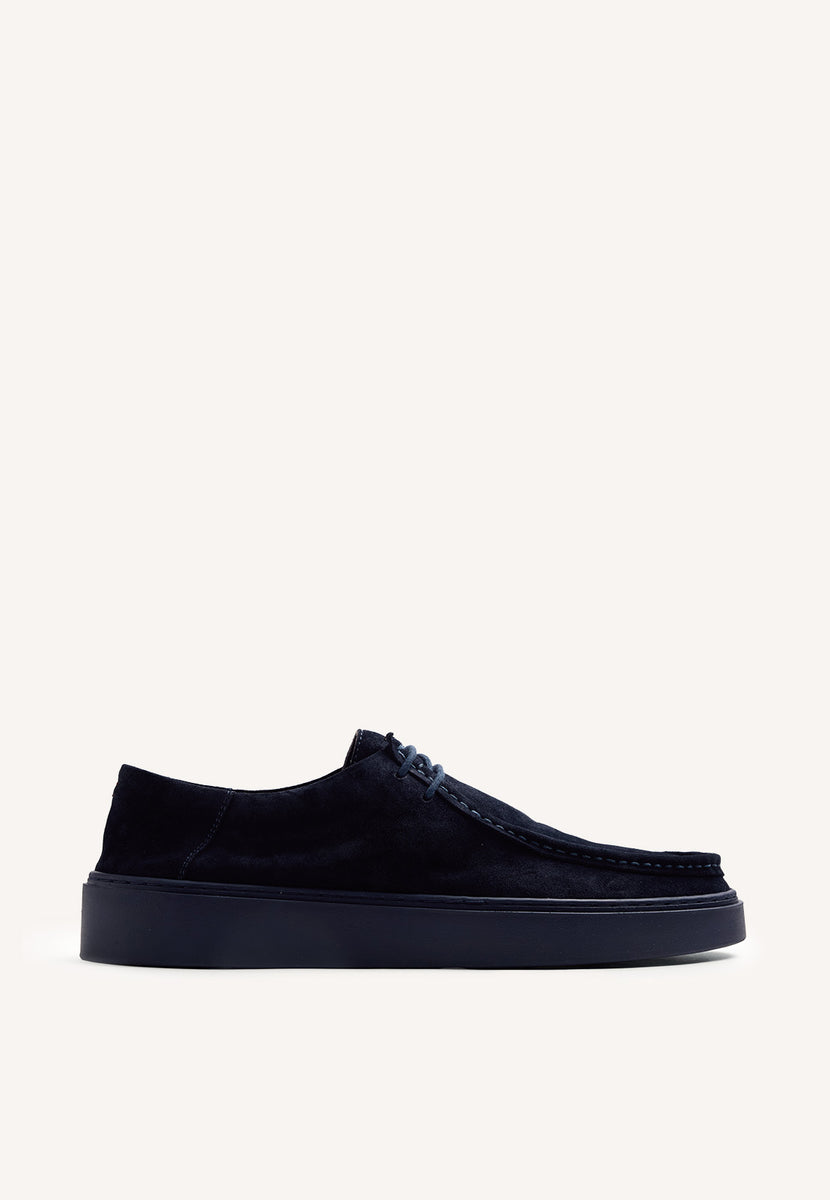 BLUE WALLABEE LEATHER SHOES