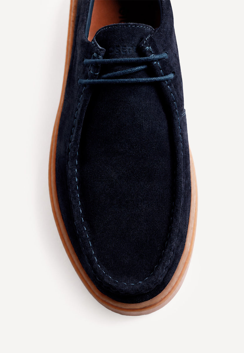 BLUE WALLABEE LEATHER SHOES