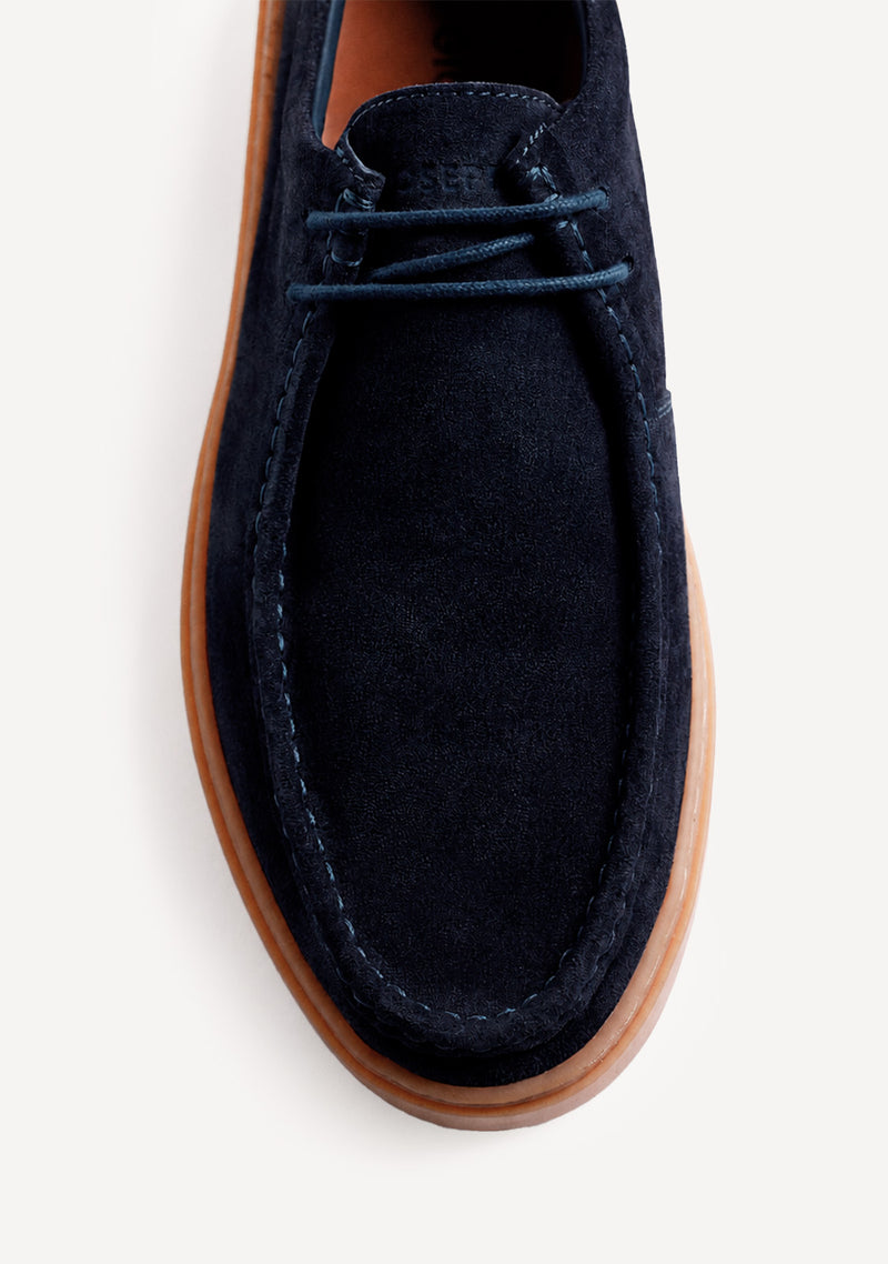 BLUE WALLABEE LEATHER SHOES