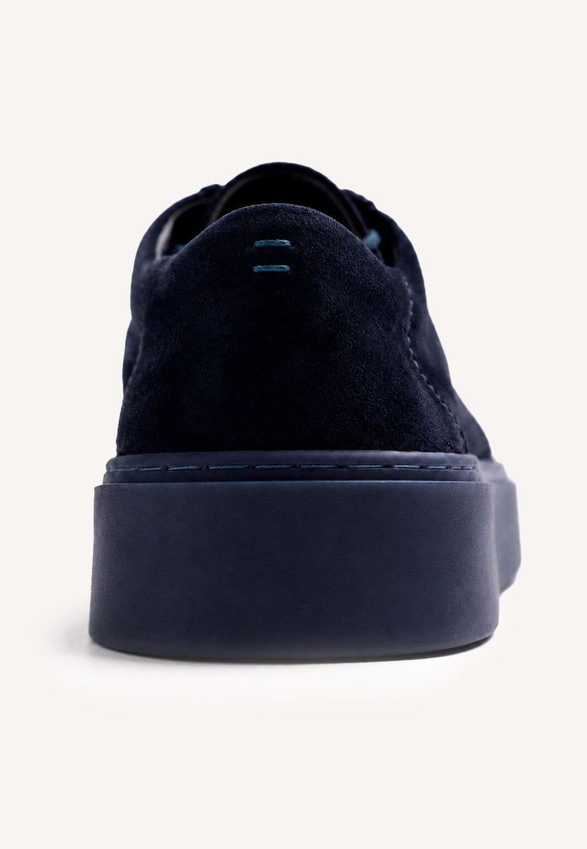 BLUE WALLABEE LEATHER SHOES