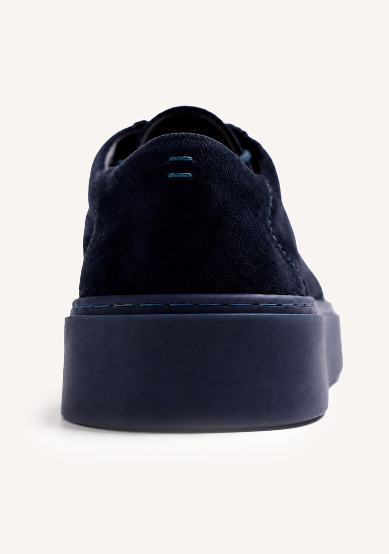 BLUE WALLABEE LEATHER SHOES