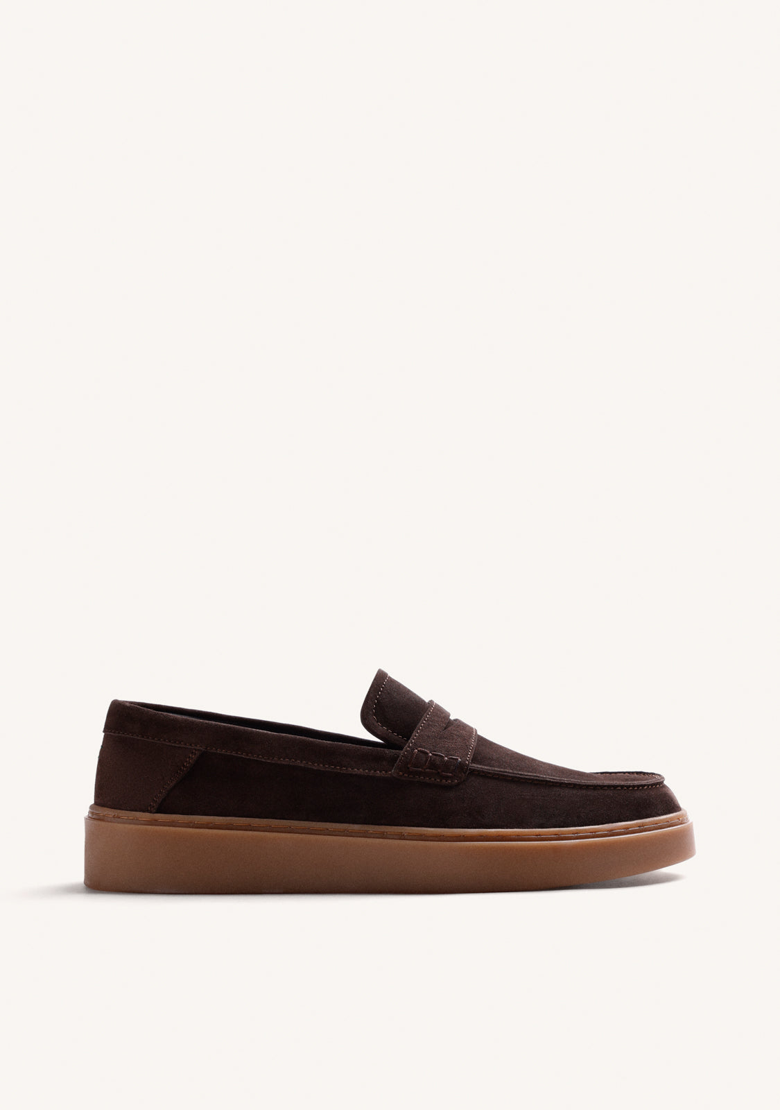 MOCASSINI WALLABEE MARRONI IN PELLE
