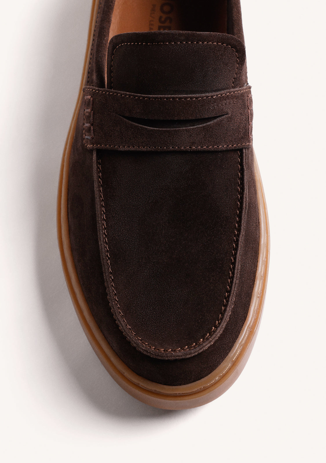 MOCASSINI WALLABEE MARRONI IN PELLE