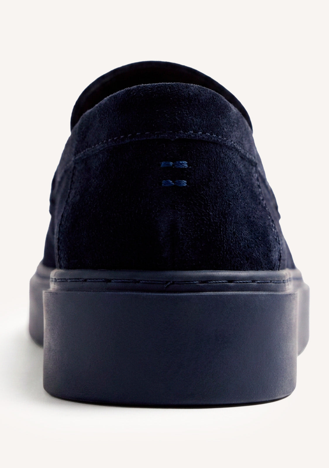 MOCASSINS WALLABEE AZUIS EM COURO