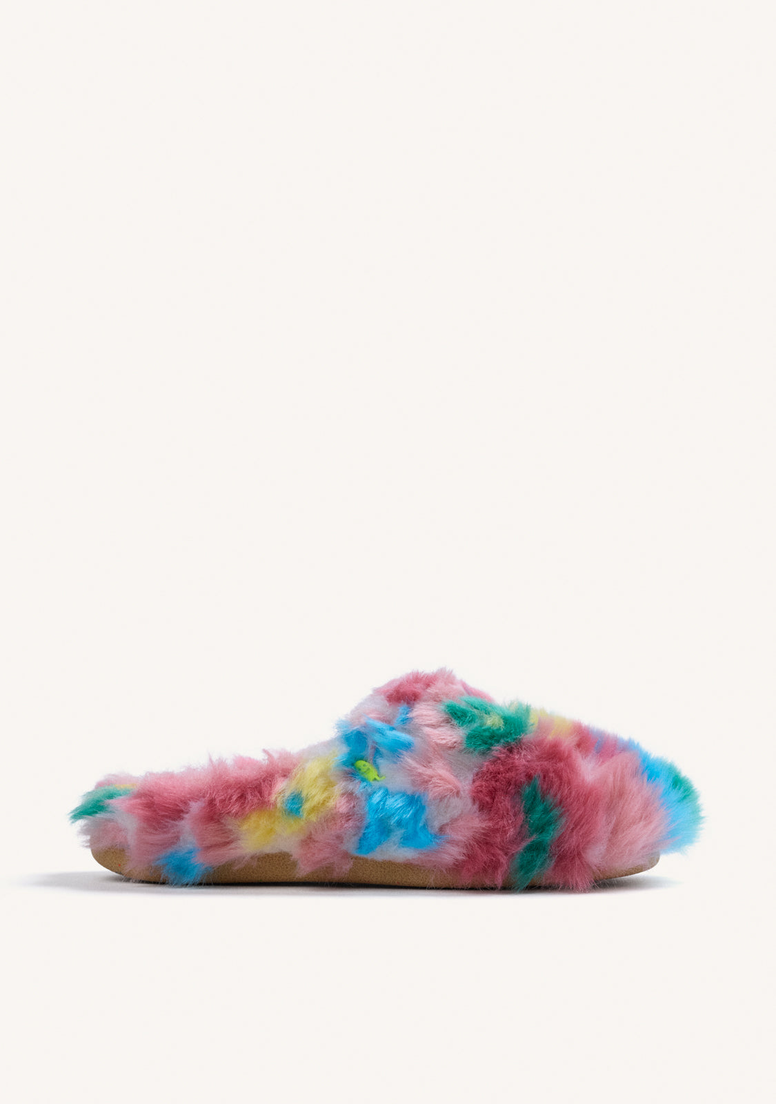 PINK FUR HOUSE SLIPPERS