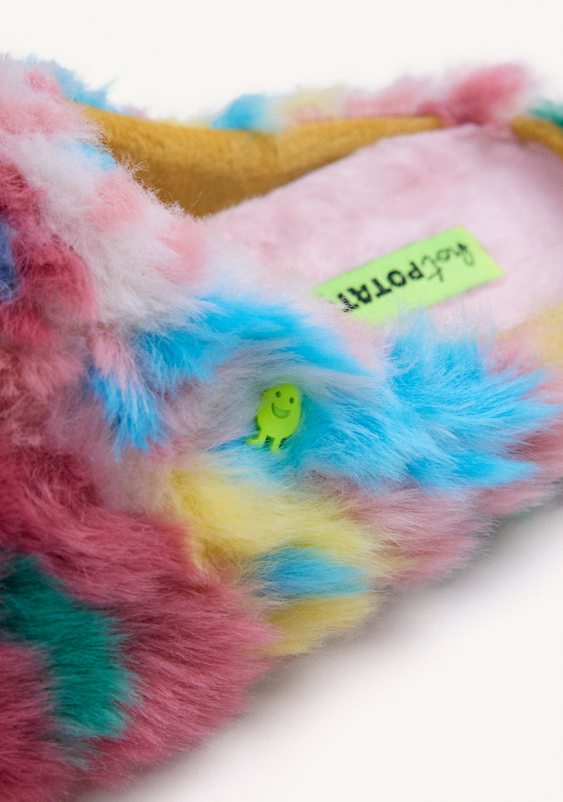 PINK FUR HOUSE SLIPPERS