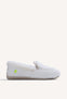 WHITE HOUSE SLIPPERS FAUX FUR LOAFER STYLE