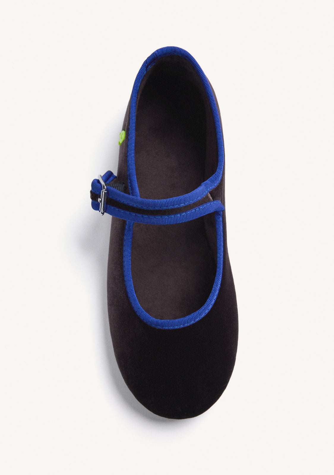 BROWN VELVET MARY-JANE STYLE HOUSE SLIPPERS