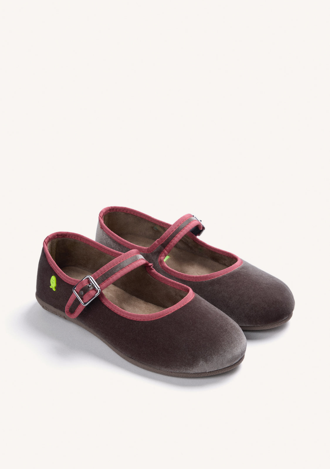 PANTOFOLE BORDEAUX TIPO BALLERINE IN VELLUTO
