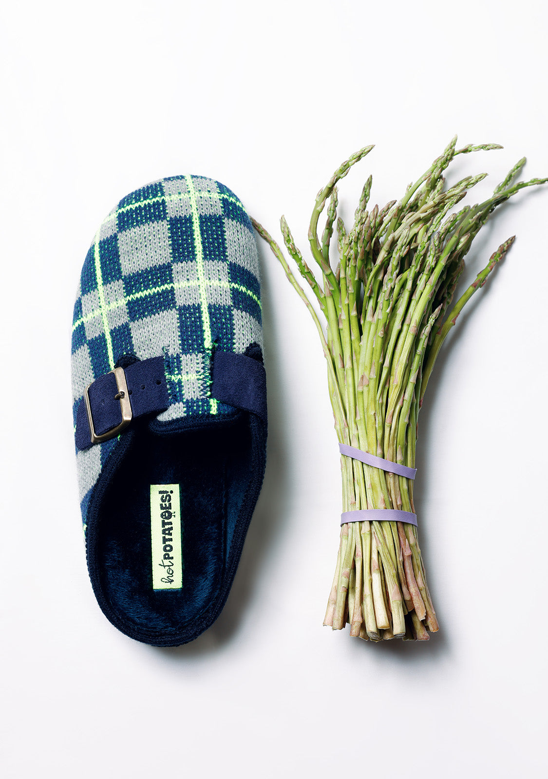 BLUE HOUSE SLIPPERS CLOG-STYLE WITH FUR