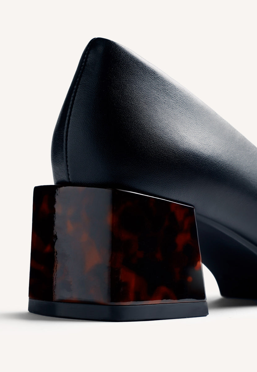 CHAUSSURES À TALONS MARRON 