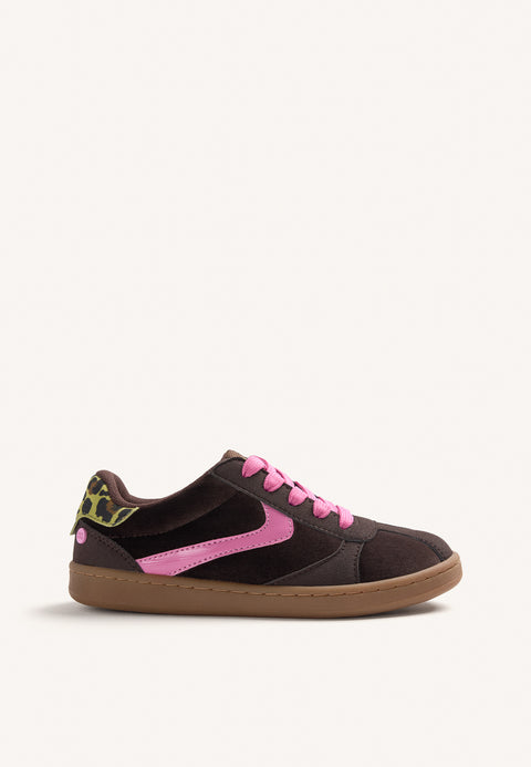 BROWN CANVAS SNEAKERS