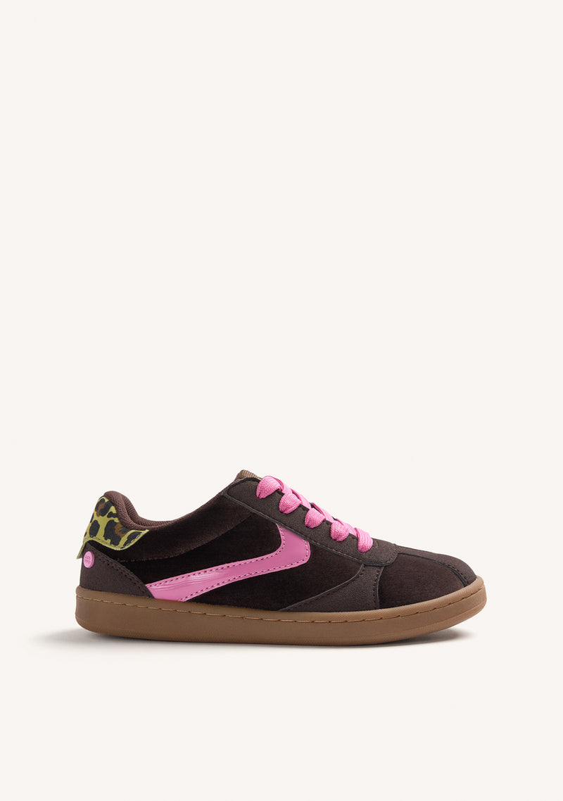 BROWN CANVAS SNEAKERS