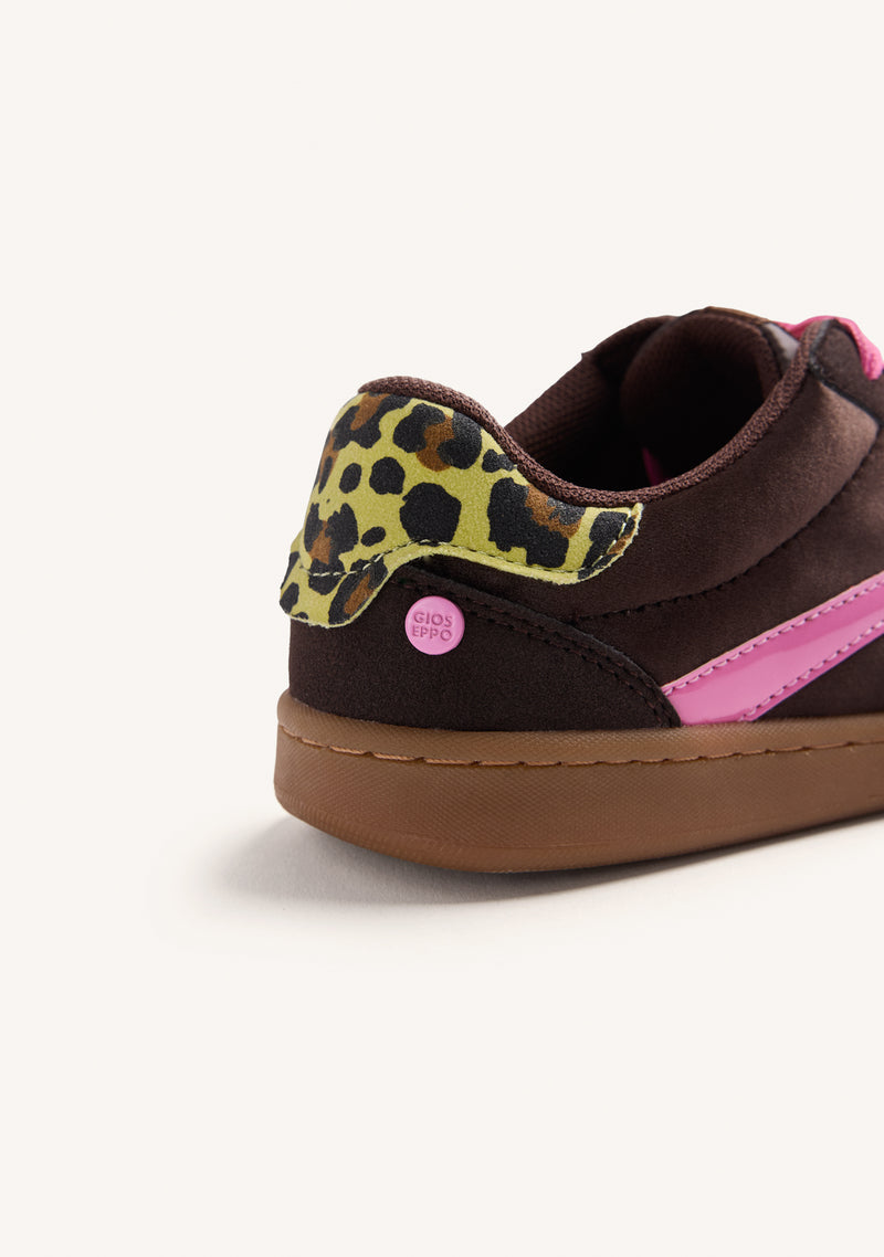 BROWN CANVAS SNEAKERS