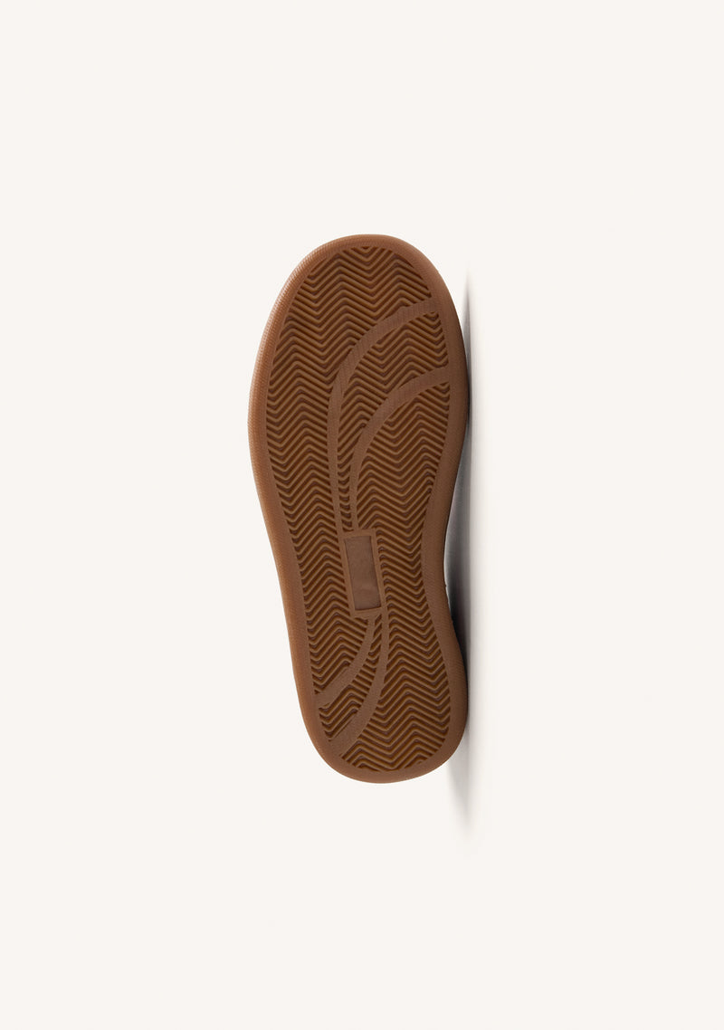 BROWN CANVAS SNEAKERS