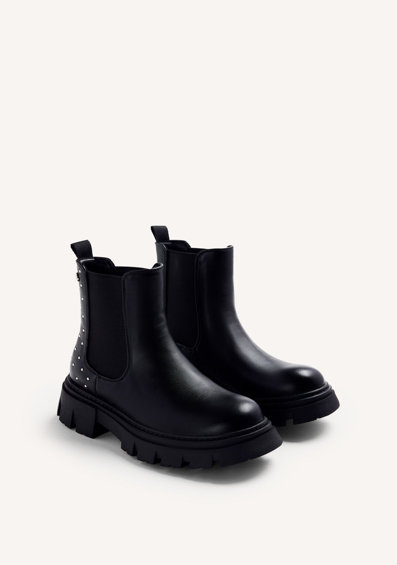 SUEDE BOOTS WITH ZIPPER