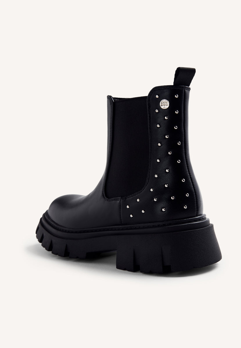 SUEDE BOOTS WITH ZIPPER
