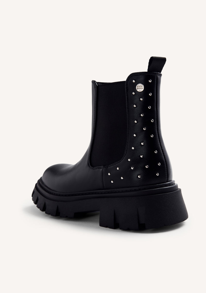 SUEDE BOOTS WITH ZIPPER