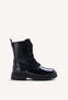 BLACK PATENT EFFECT BOOTS