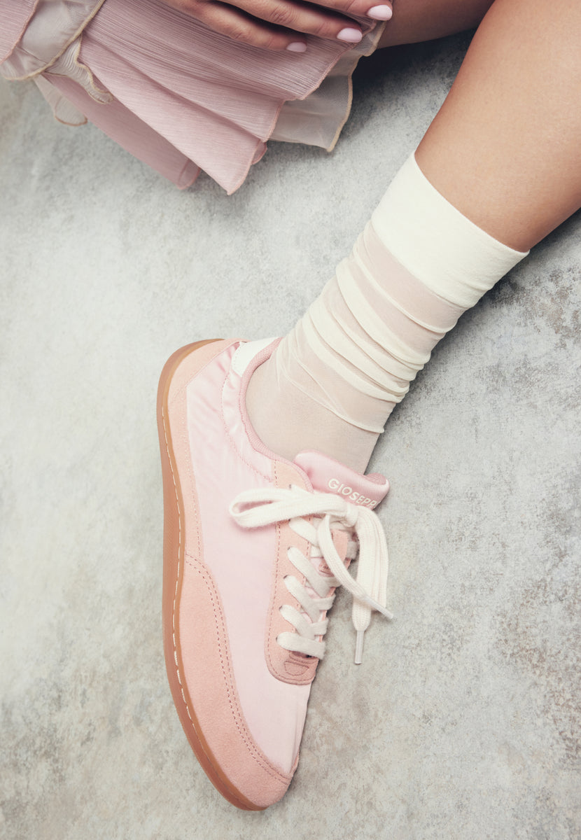 BAREFOOT TERRACOTTA LEATHER SNEAKERS