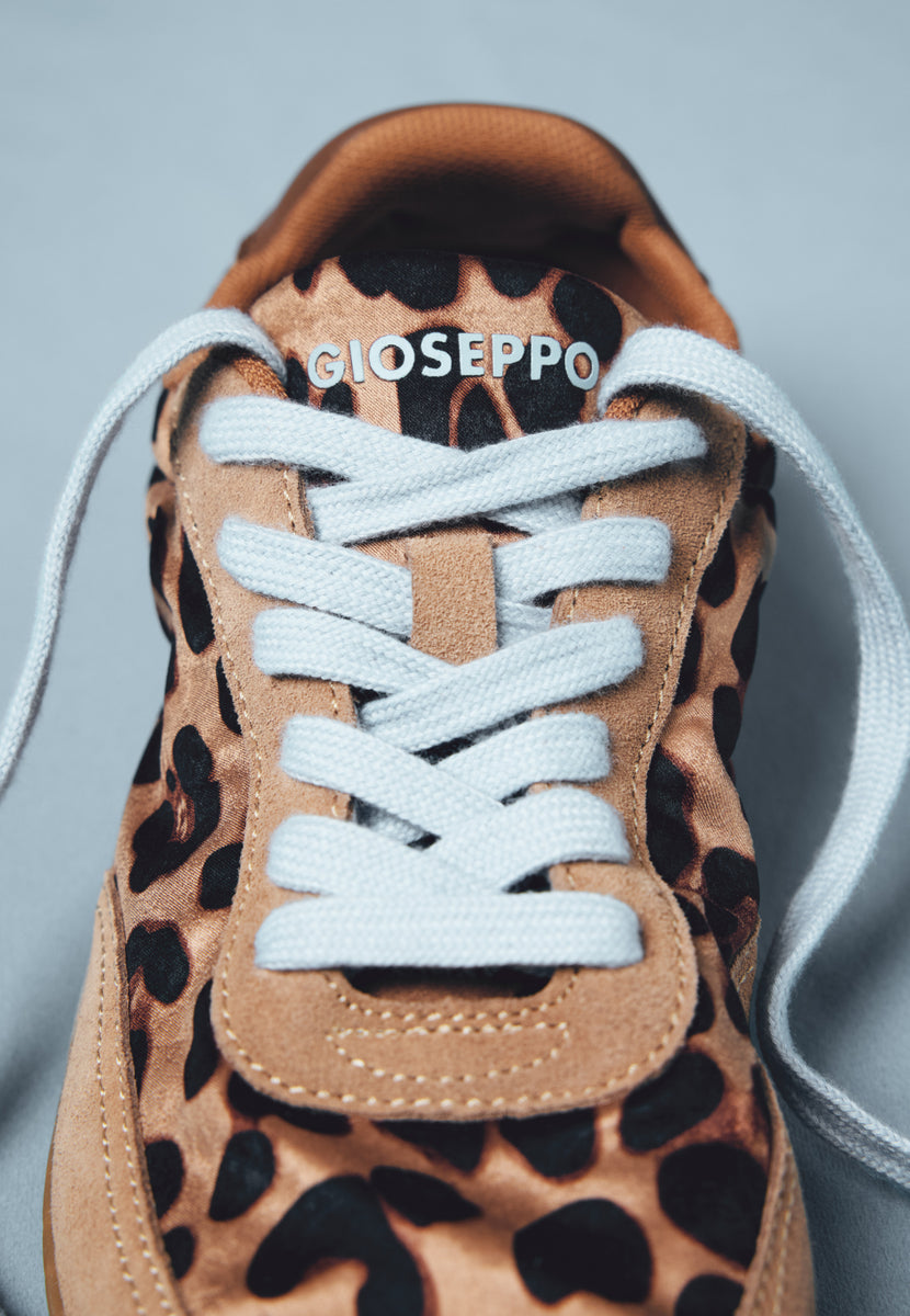 BAREFOOT SNEAKERS WITH ANIMAL PRINT LEATHER