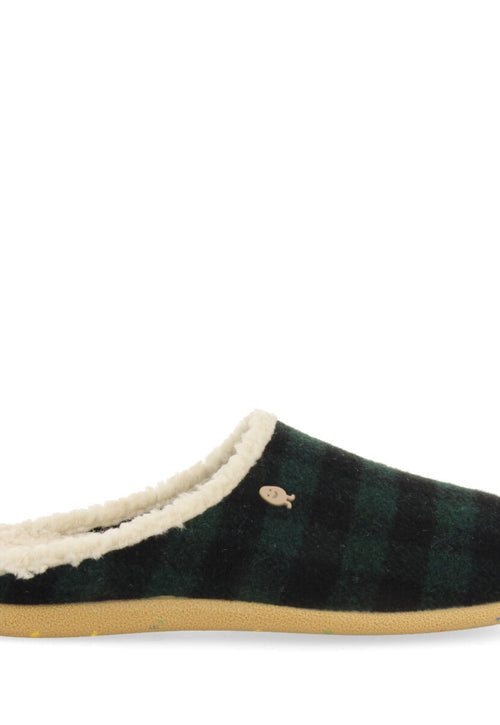 ZAPATILLAS INFANTILES DE ESTAR POR CASA EN COLOR VERDE DE LA COLECCIÓN HOT POTATOES SKOVDE