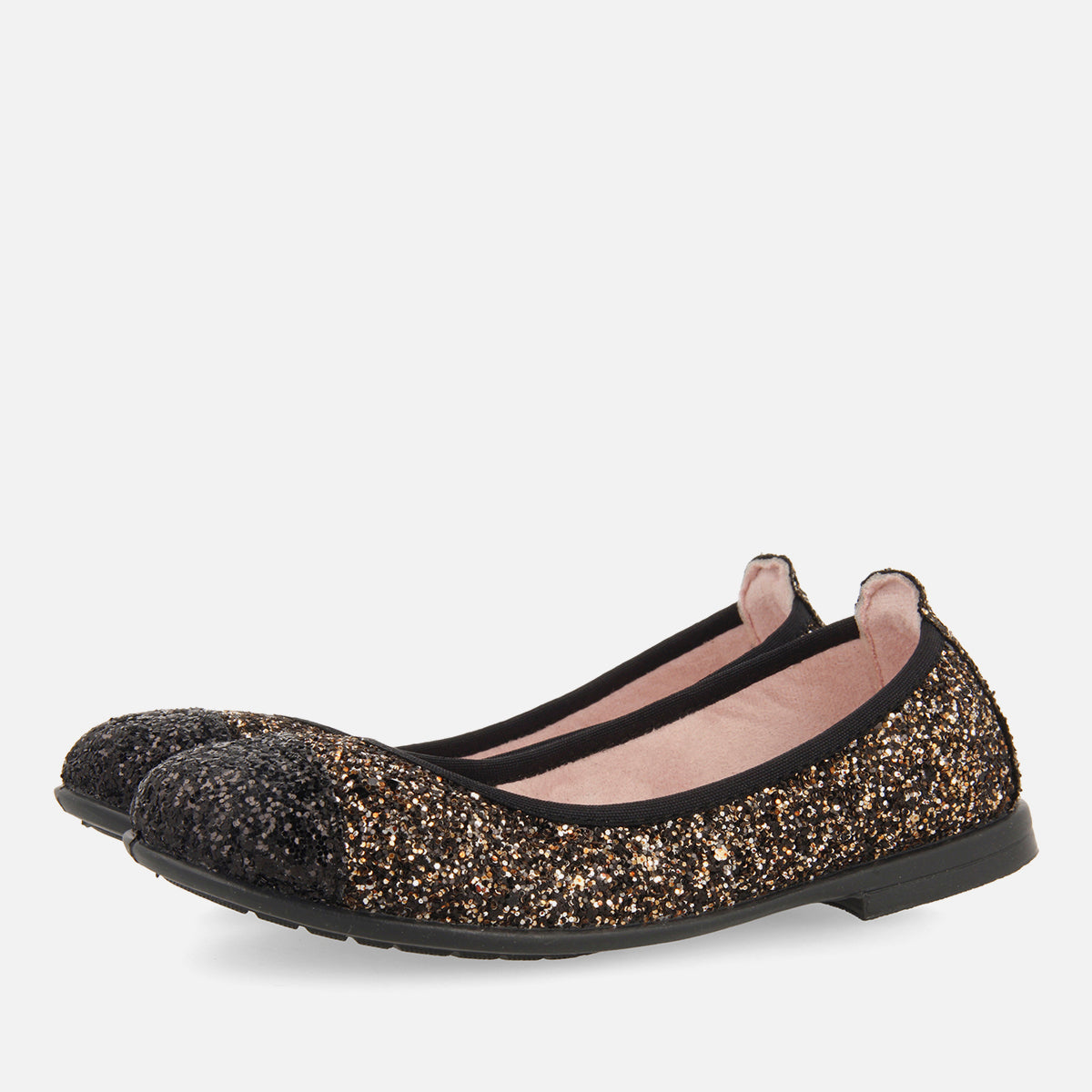 GLITTER BALLET FLATS
