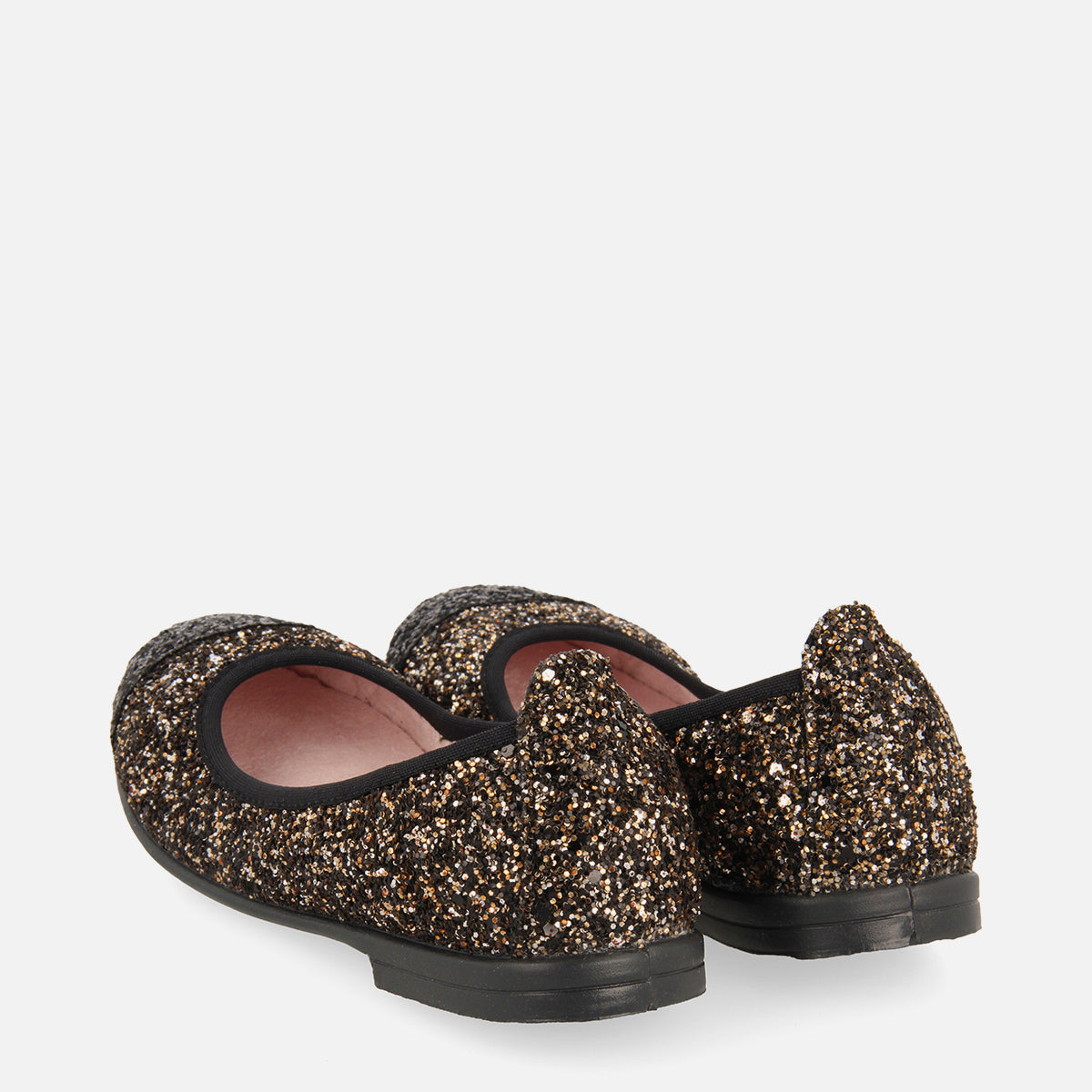 GLITTER BALLET FLATS