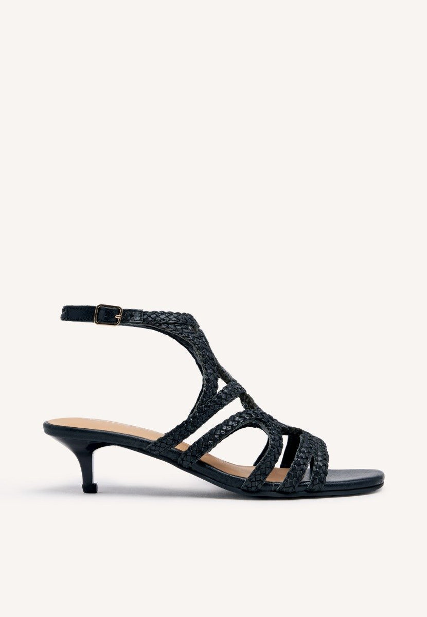 SANDALIAS PIEL TRENZADA