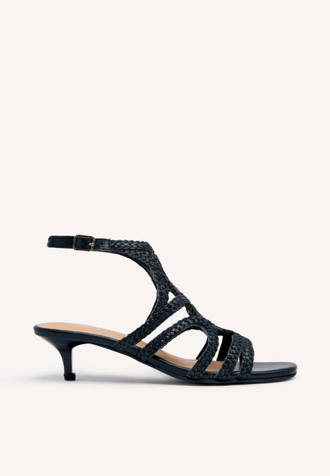 SANDALIAS PIEL TRENZADA