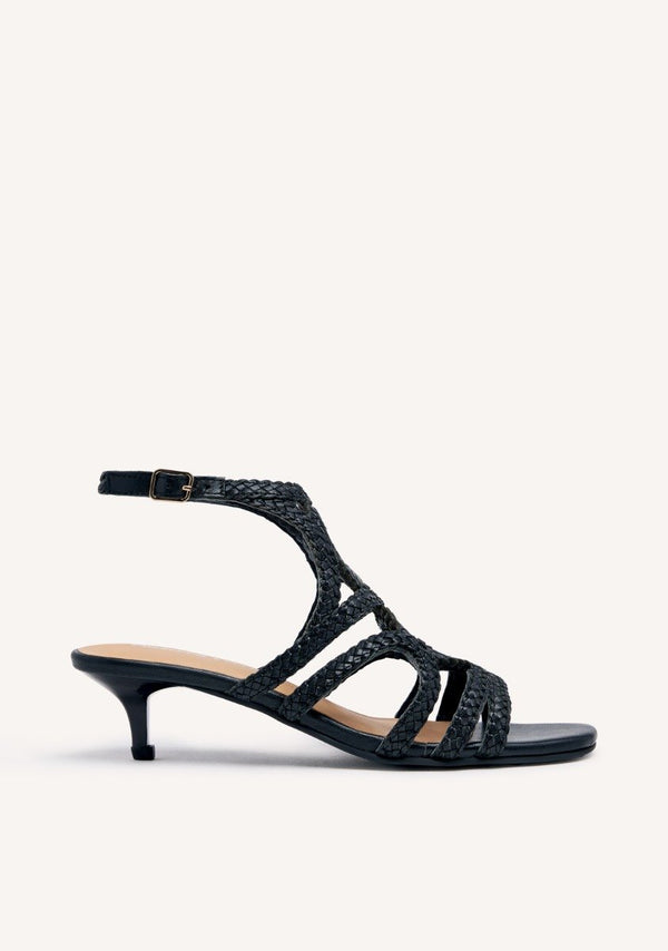 SANDALIAS PIEL TRENZADA