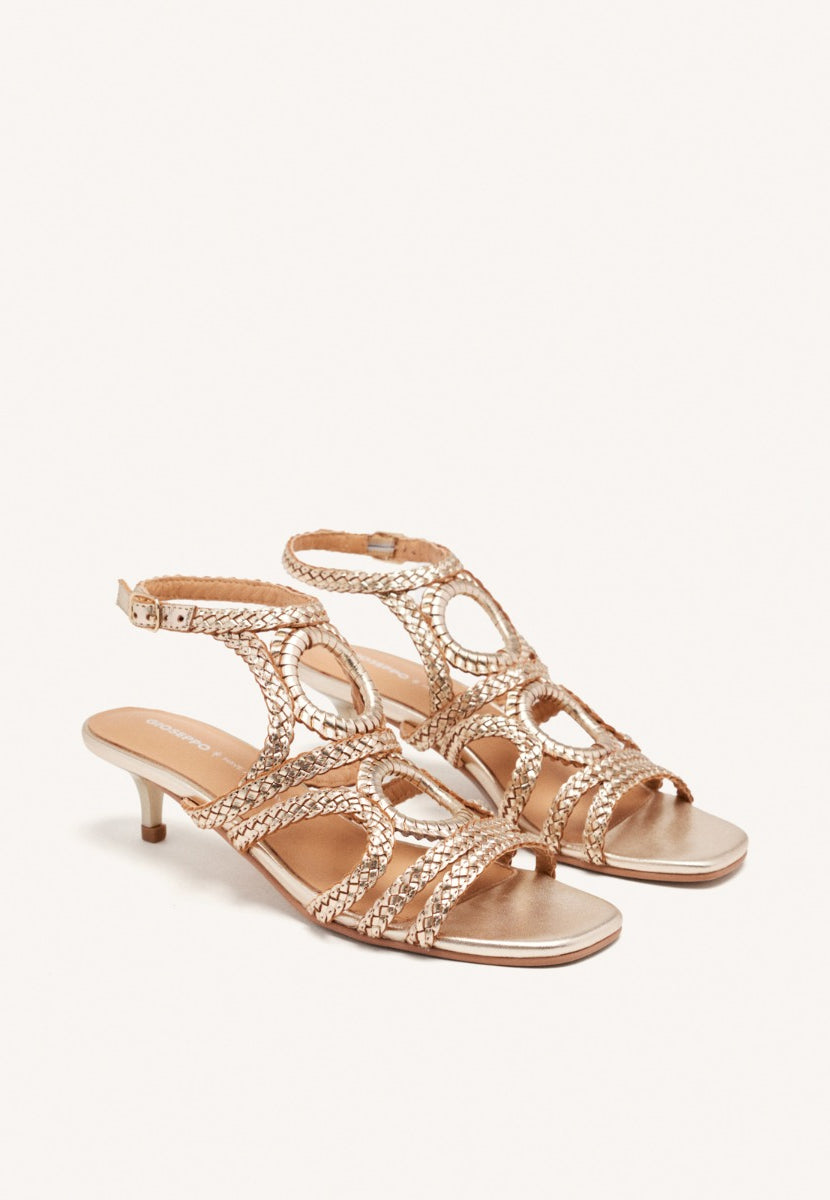 SANDALIAS PIEL TRENZADA