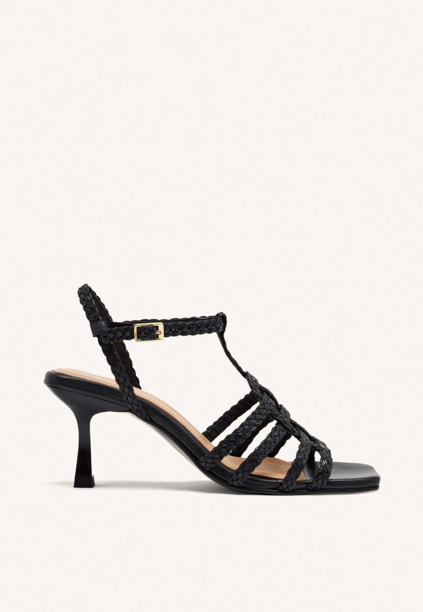 SANDALIAS PIEL TRENZADA