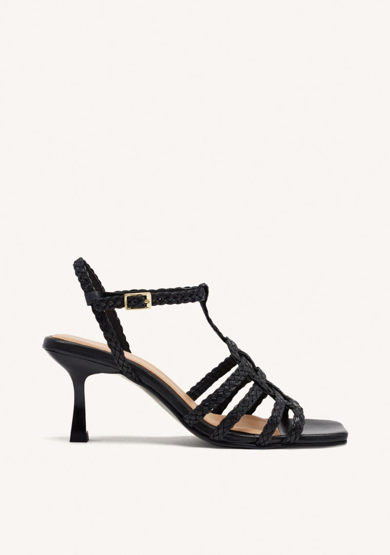 SANDALIAS PIEL TRENZADA