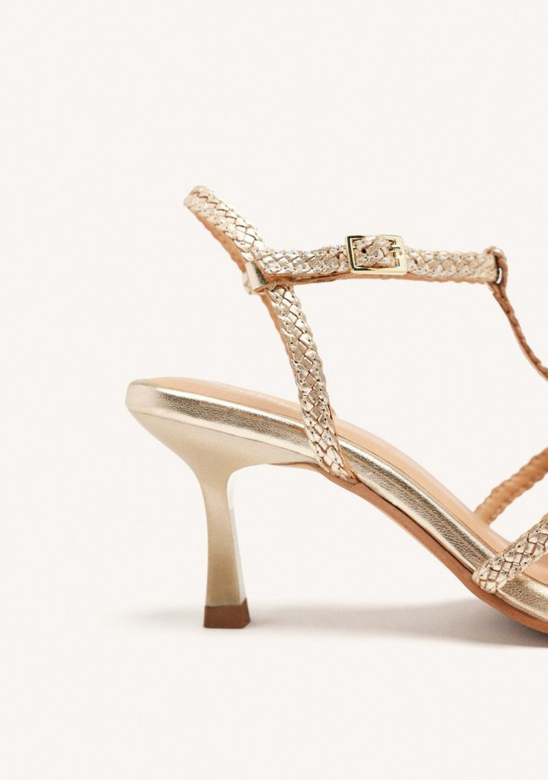 SANDALIAS PIEL TRENZADA