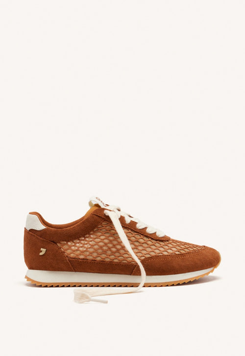 MESH LEATHER SNEAKERS