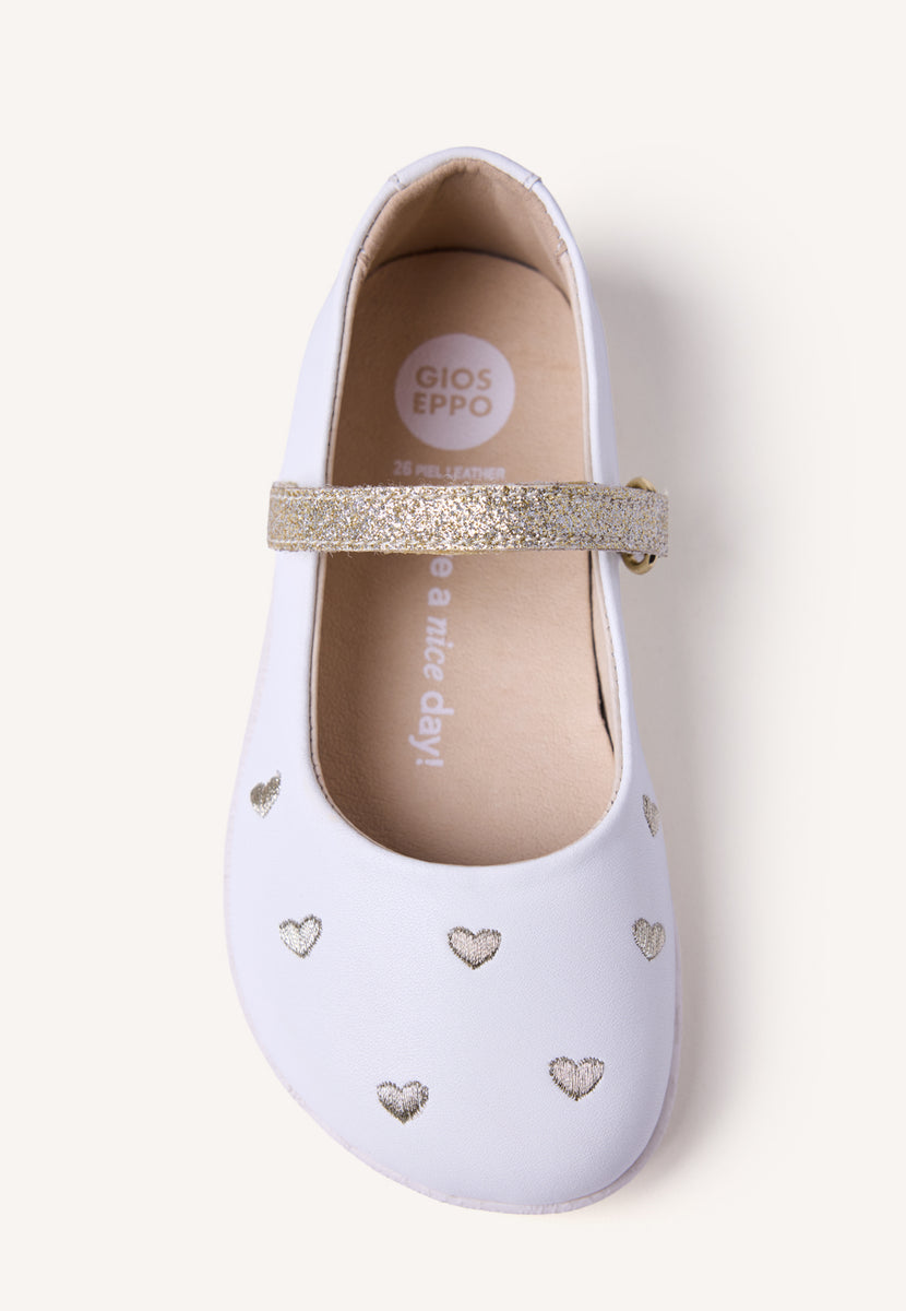 GIOSEPPO BAREFOOT - BALLERINE PELLE BRILLANTEZZA ORLO