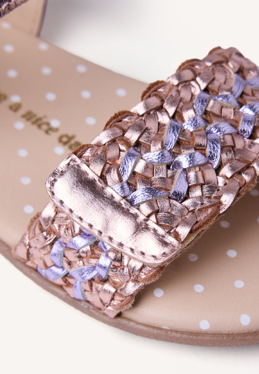 SANDALIAS BAREFOOT PIEL TRENZADA SANDOWN