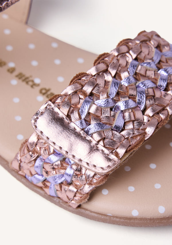 SANDALIAS BAREFOOT PIEL TRENZADA SANDOWN