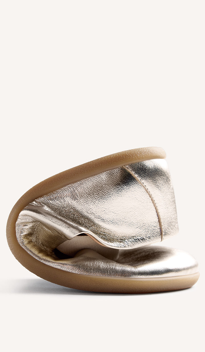 GIOSEPPO BAREFOOT - LEATHER BALLET FLATS MALAKISI