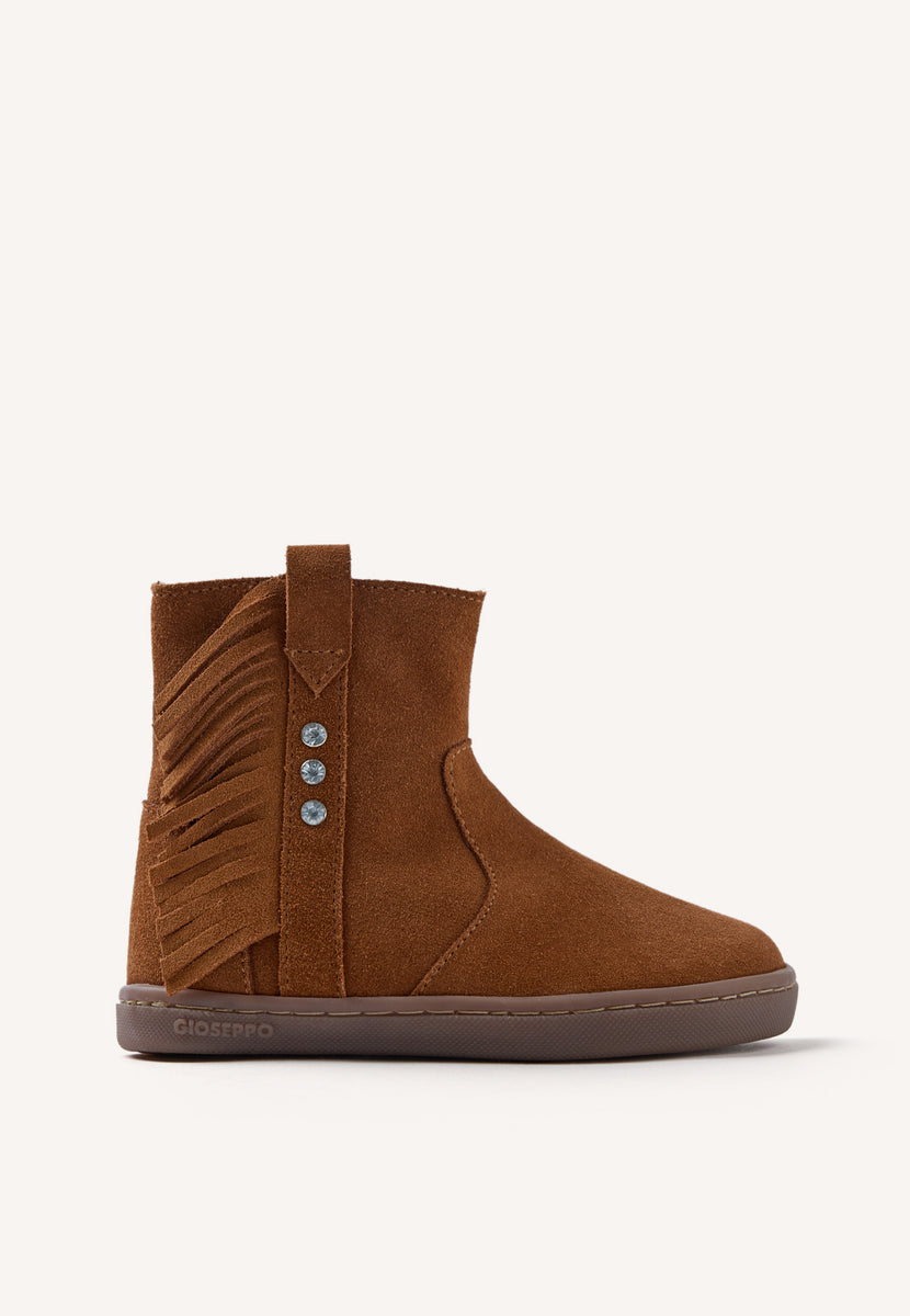 GIOSEPPO BAREFOOT - SUEDE LEATHER BOOTS FRINGES ESTRAL
