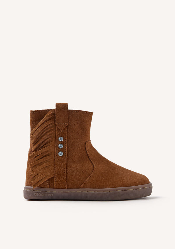 GIOSEPPO BAREFOOT - SUEDE LEATHER BOOTS FRINGES ESTRAL