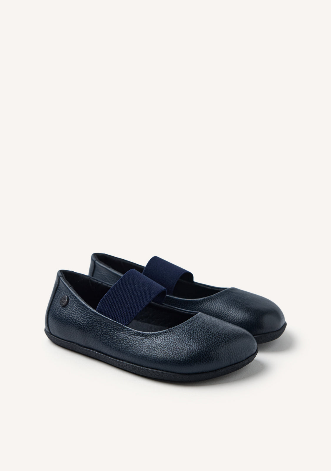 GIOSEPPO BAREFOOT - LEATHER SCHOOL BALLERINAS CORUNNA